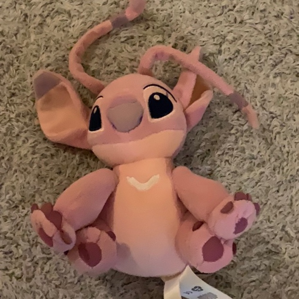 Disney Angel Pink Stitch plush